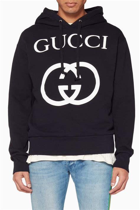 authentic Gucci hoodie black medium